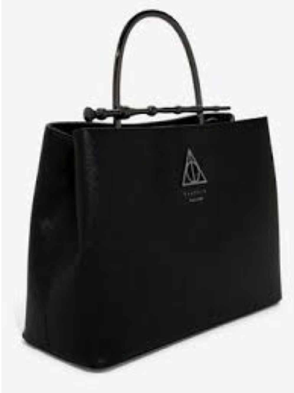 Deathly hallows Black Top-Handle Tote Bag
